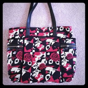 Vera Bradley Paint the Roses Red Alice Tote